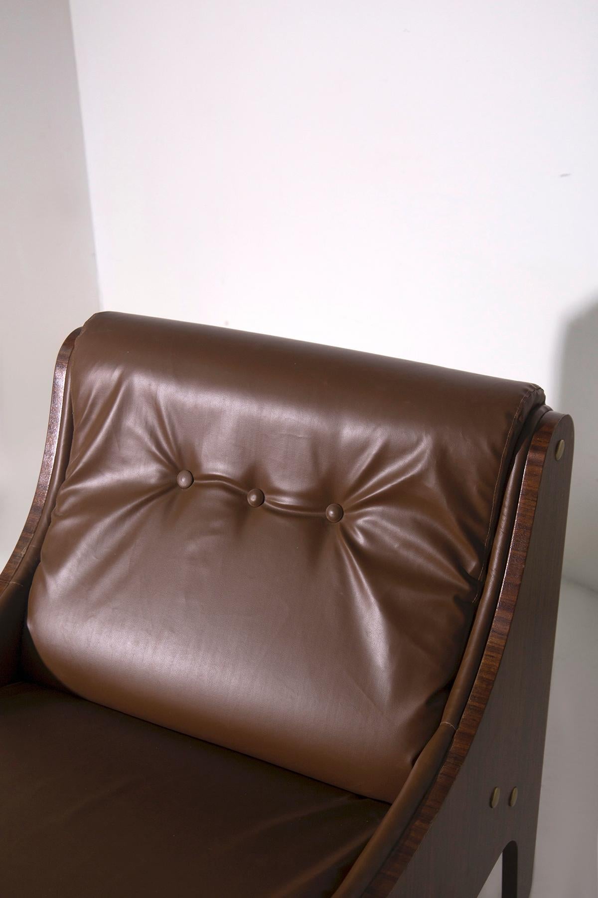 Marco Zanuso Pair of Milord armchairs for Arflex in vendita 7