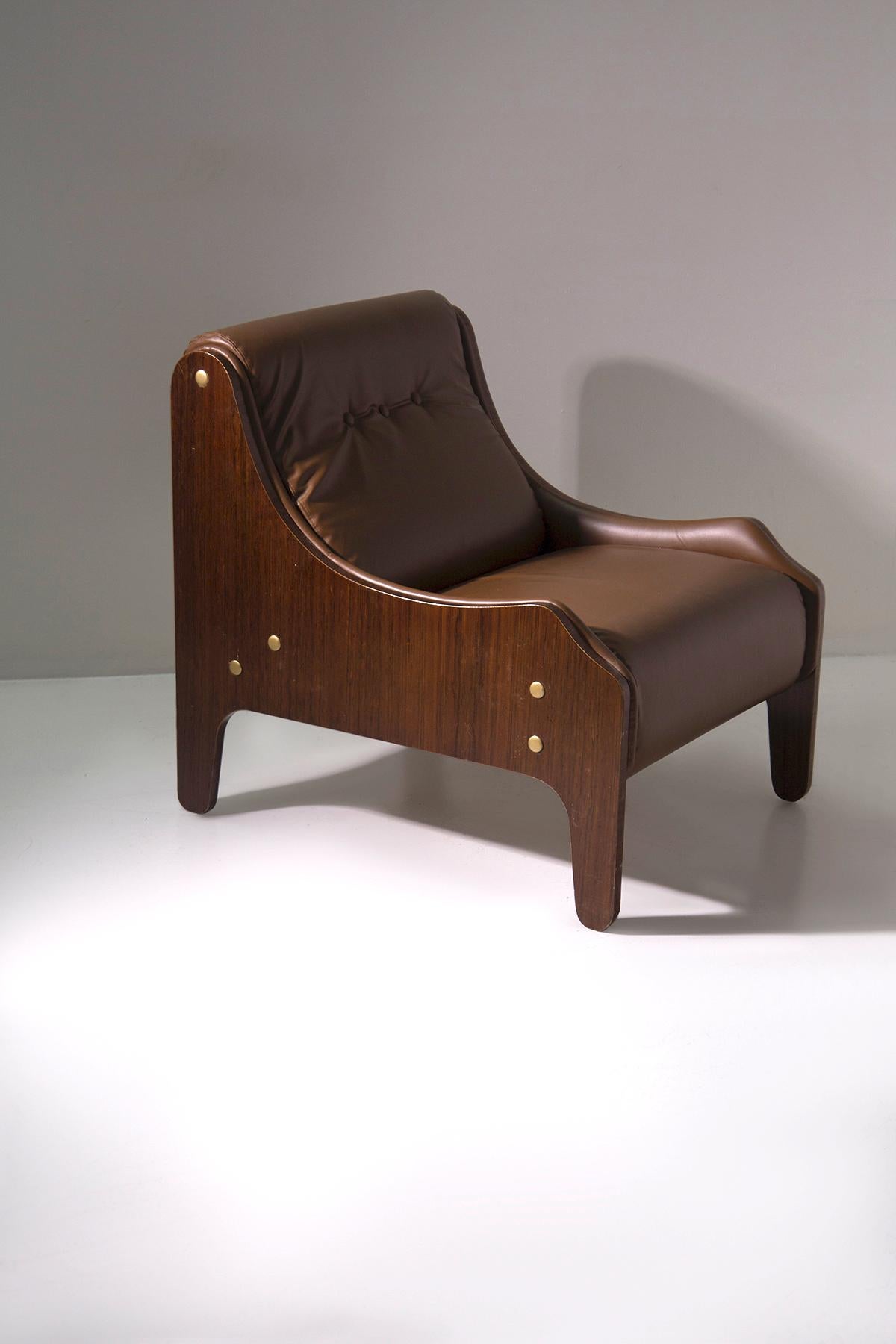 Mid-Century moderno Marco Zanuso Pair of Milord armchairs for Arflex in vendita