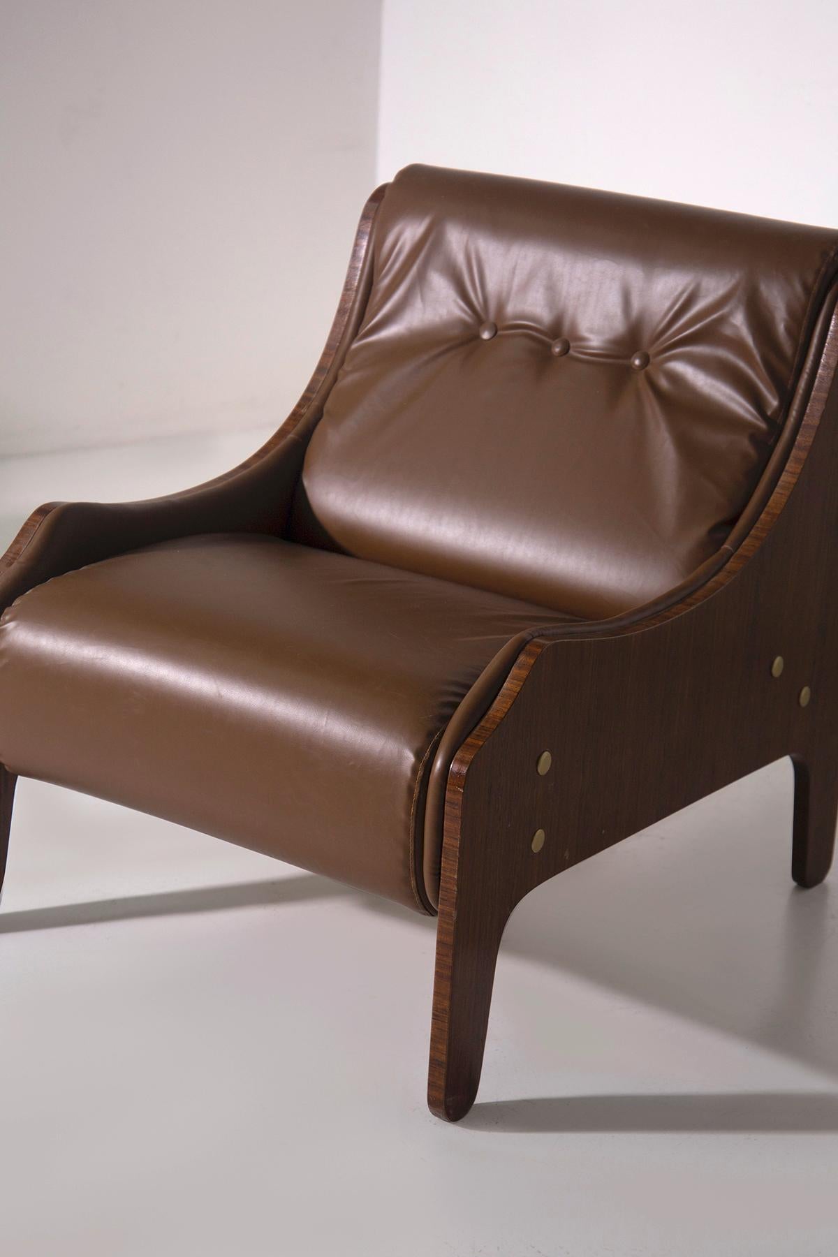 Italian Marco Zanuso Pair of Milord armchairs for Arflex in vendita