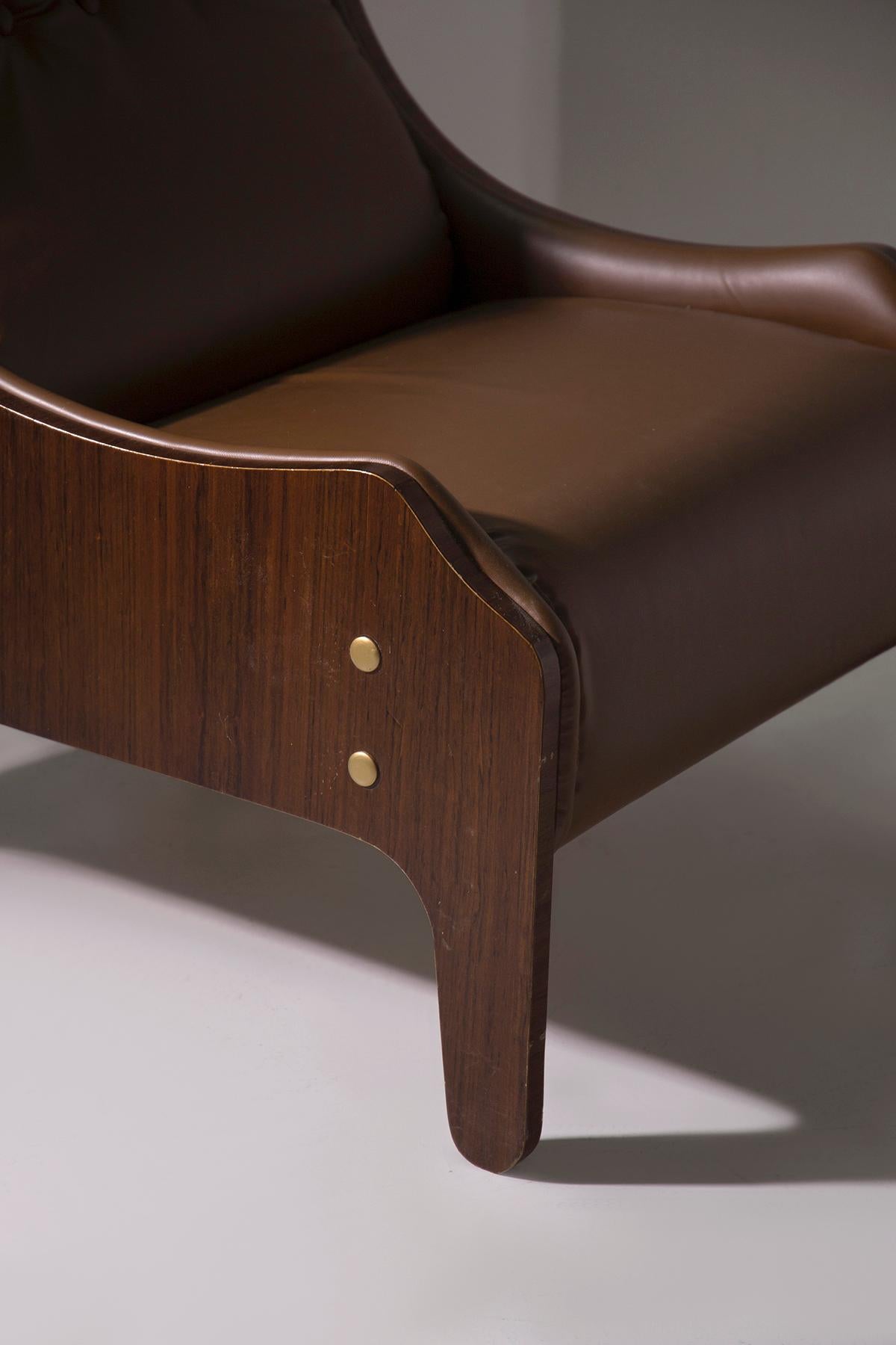 Mid-20th Century Marco Zanuso Pair of Milord armchairs for Arflex in vendita
