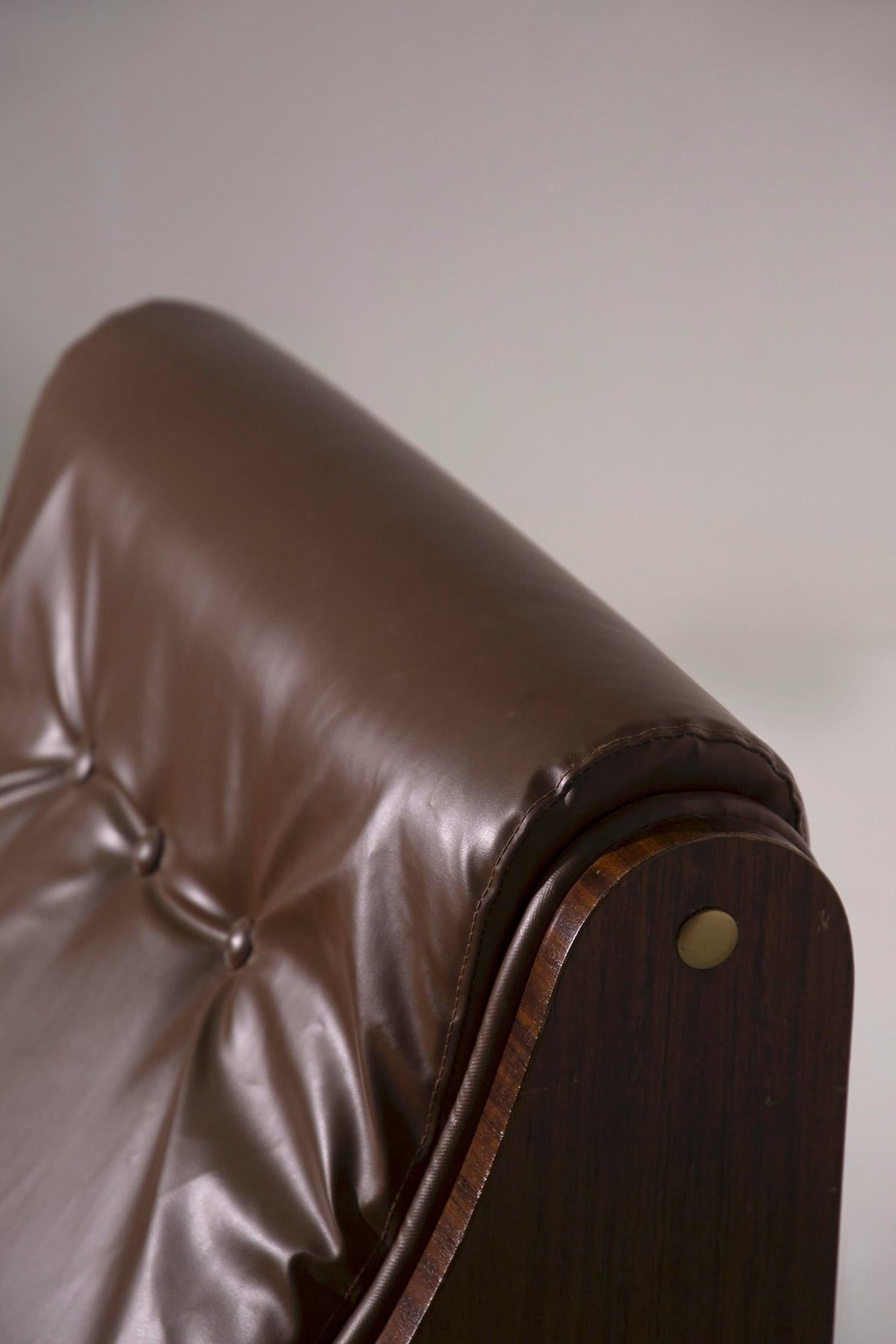 Ottone Marco Zanuso Pair of Milord armchairs for Arflex in vendita