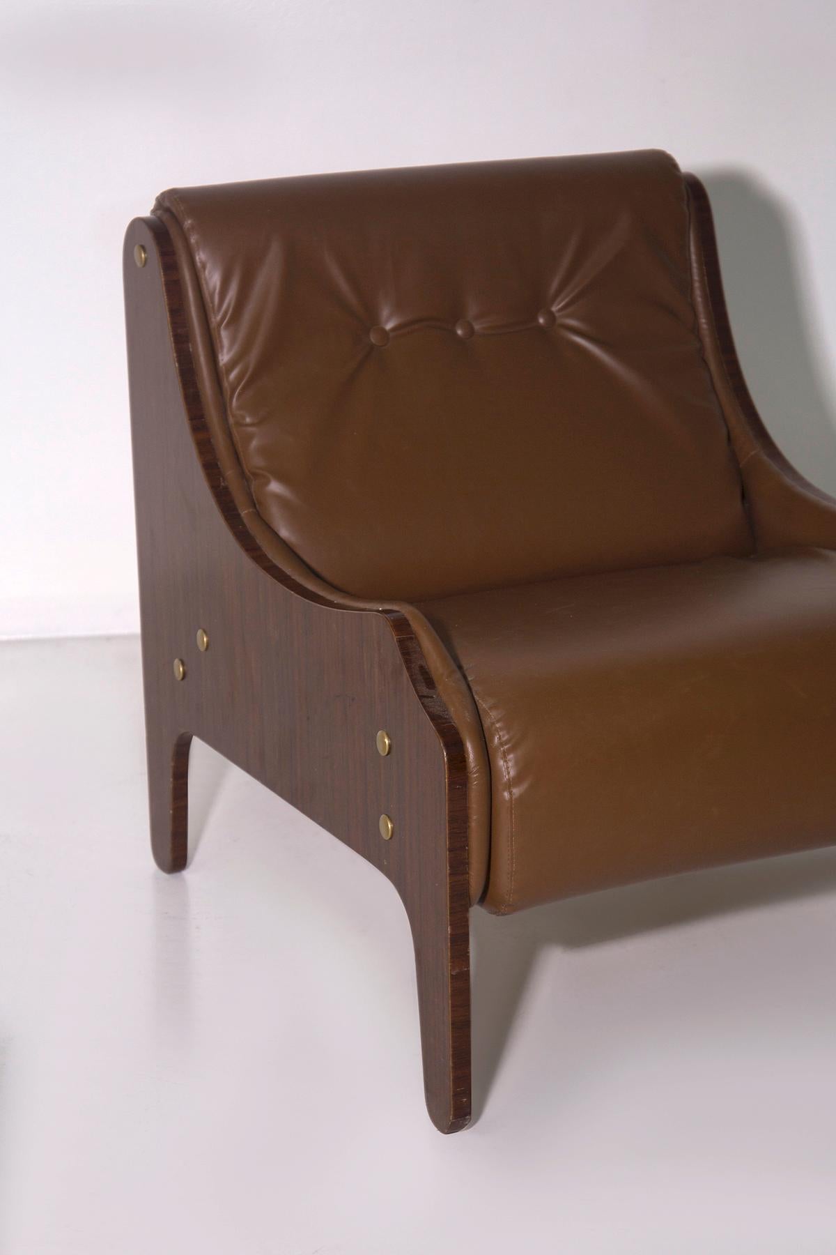 Marco Zanuso Pair of Milord armchairs for Arflex in vendita 2