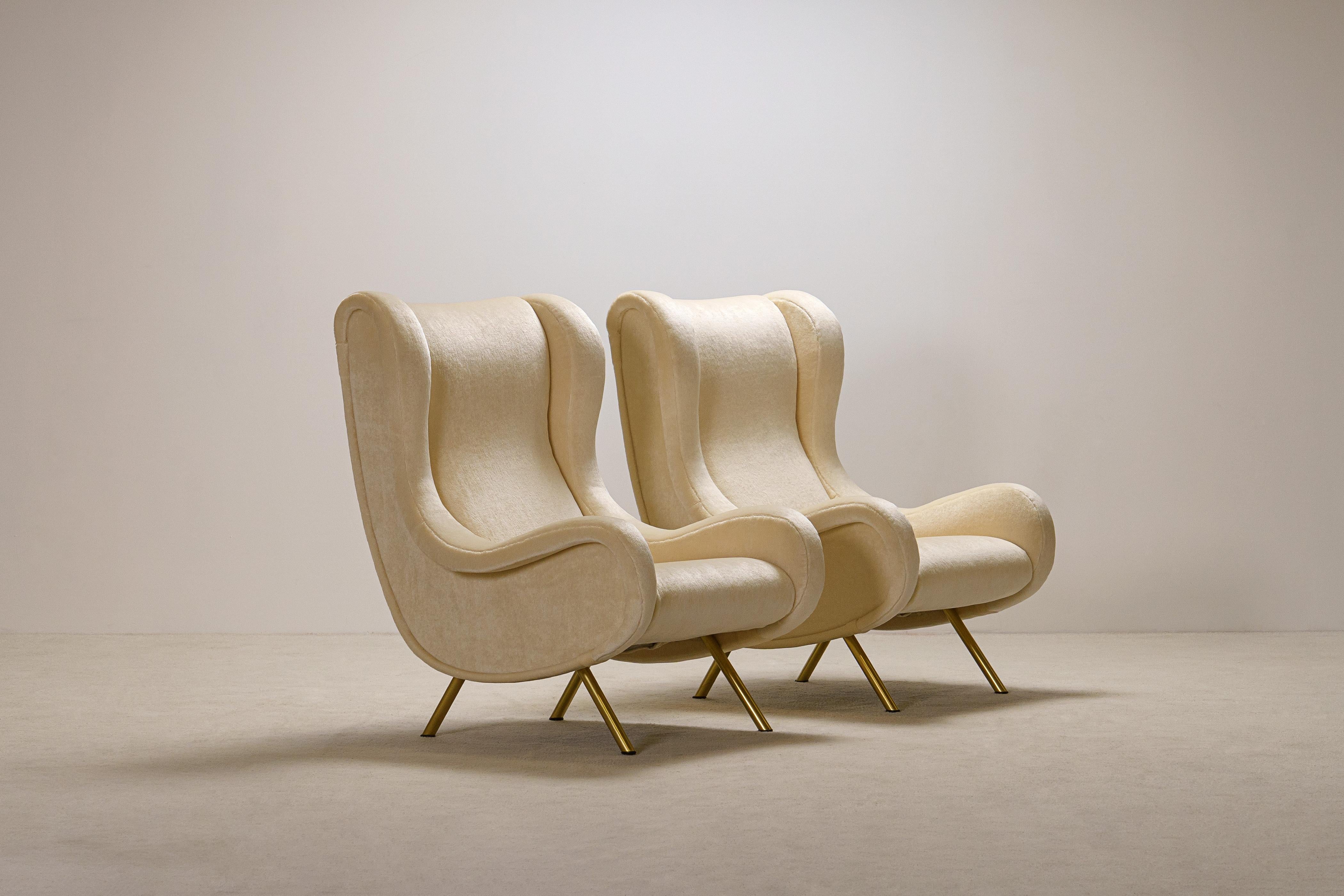 Metal Marco Zanuso, Pair of 