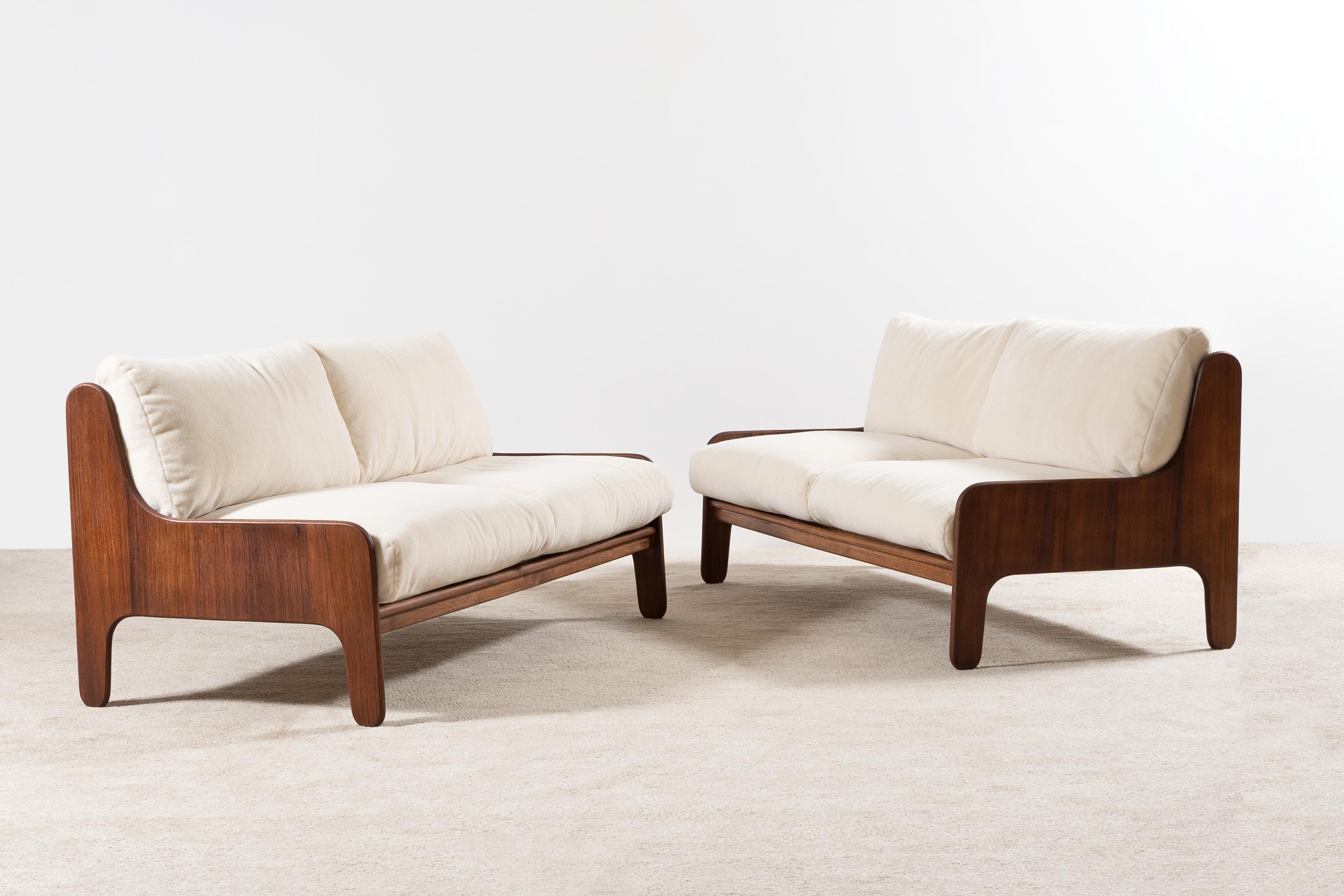 Marco Zanuso, Pair of Sofas Model Baronet for Arflex, 1964 In Excellent Condition For Sale In Paris, FR