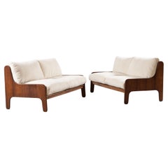 Antique Marco Zanuso, Pair of Sofas Model Baronet for Arflex, 1964