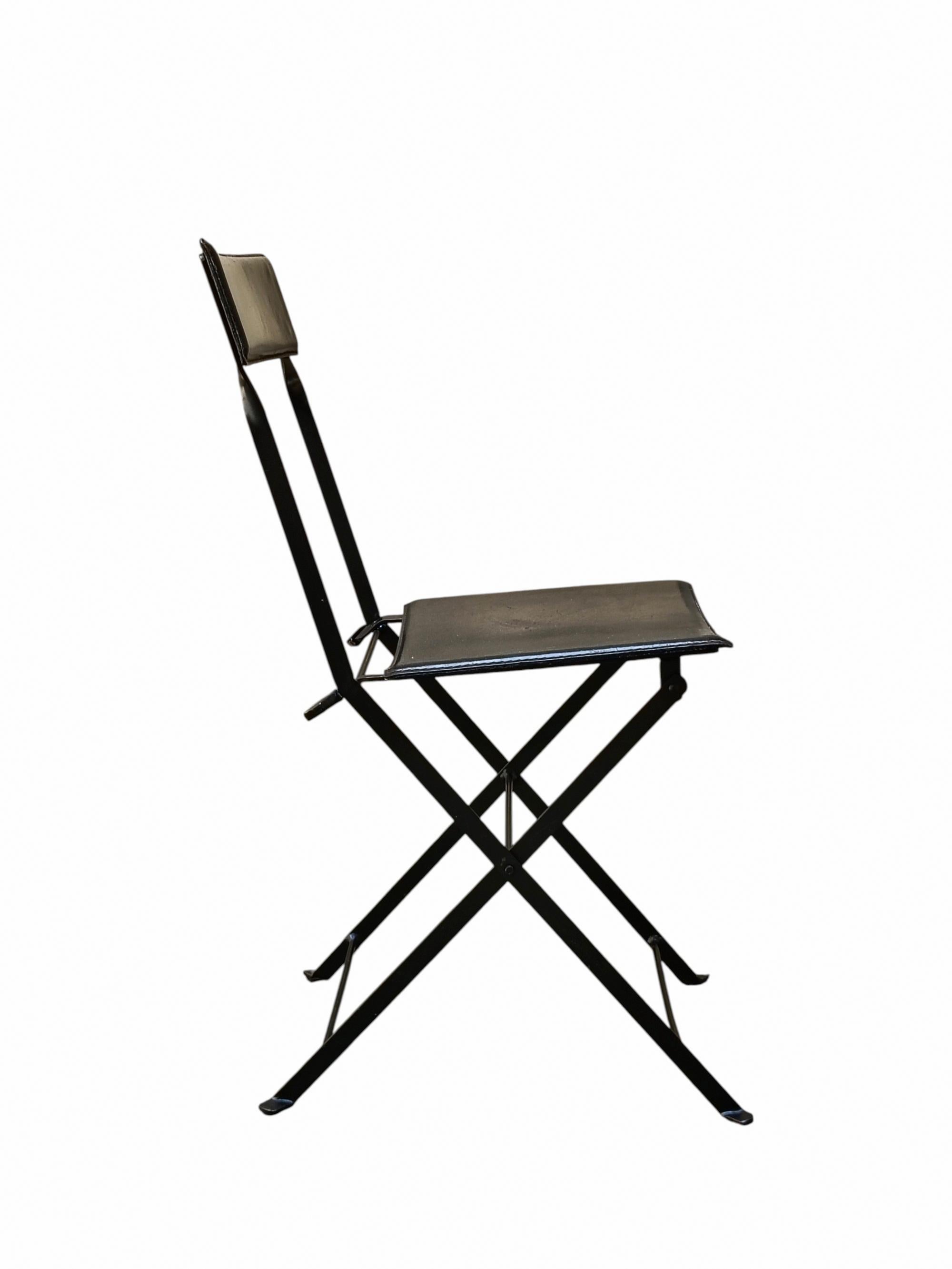 Acier Marco Zanuso pour Zanotta Ensemble de 6 chaises Mod. Celestina, Italie années 1990 en vente