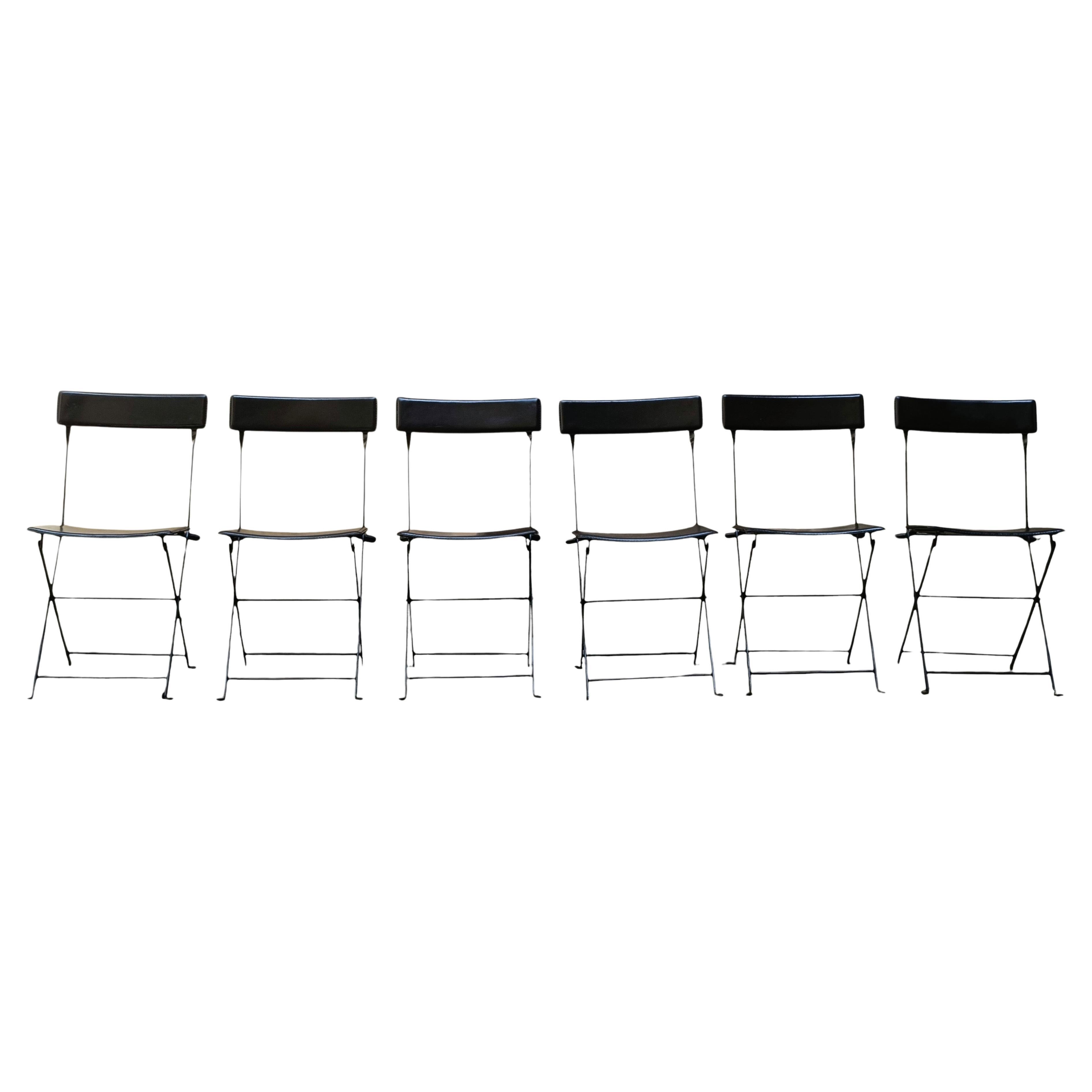 Marco Zanuso pour Zanotta Ensemble de 6 chaises Mod. Celestina, Italie années 1990 en vente