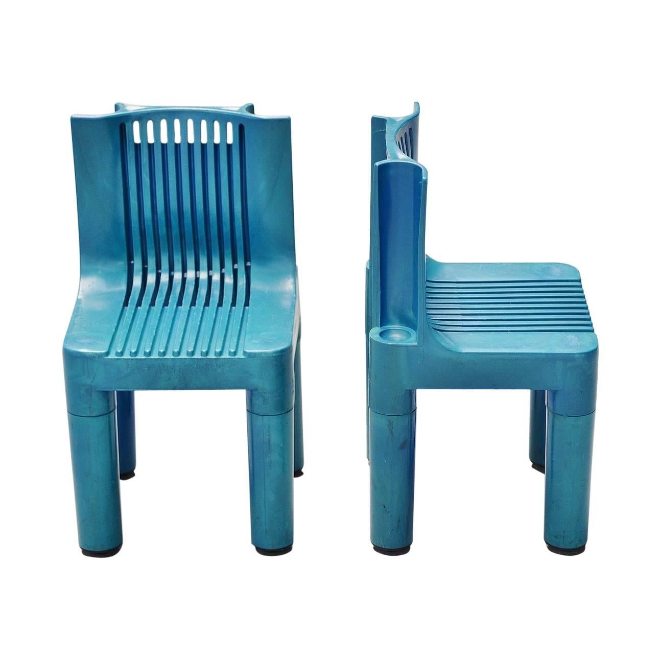 Marco Zanuso Plastic Kids Chair Kartell, 1964