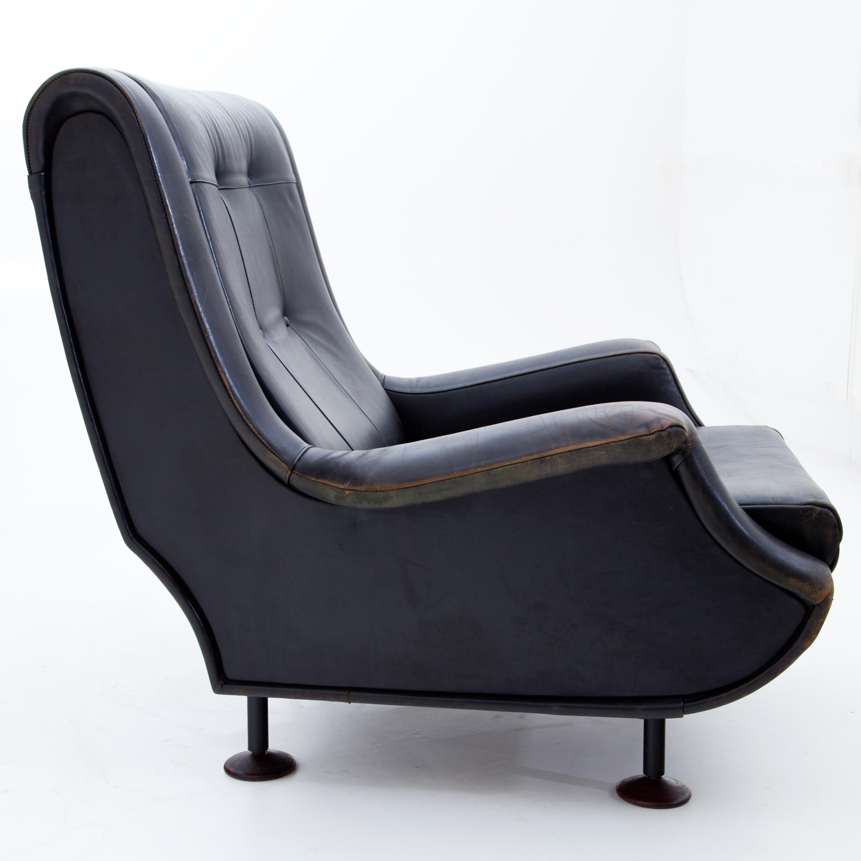 Mid-20th Century Marco Zanuso 'Regent' Armchair for Arflex, Italy, 1960s