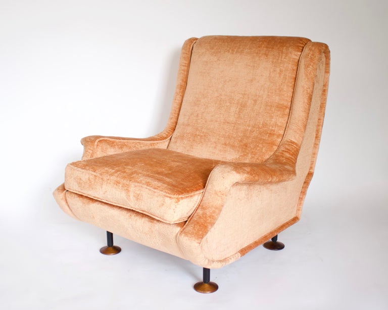 Marco Zanuso Regent Lounge Chairs for Arflex, Italy, 1960s For Sale at 1stDibs