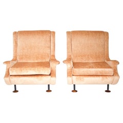 Marco Zanuso Regent Lounge Chairs for Arflex, Italy, 1960s