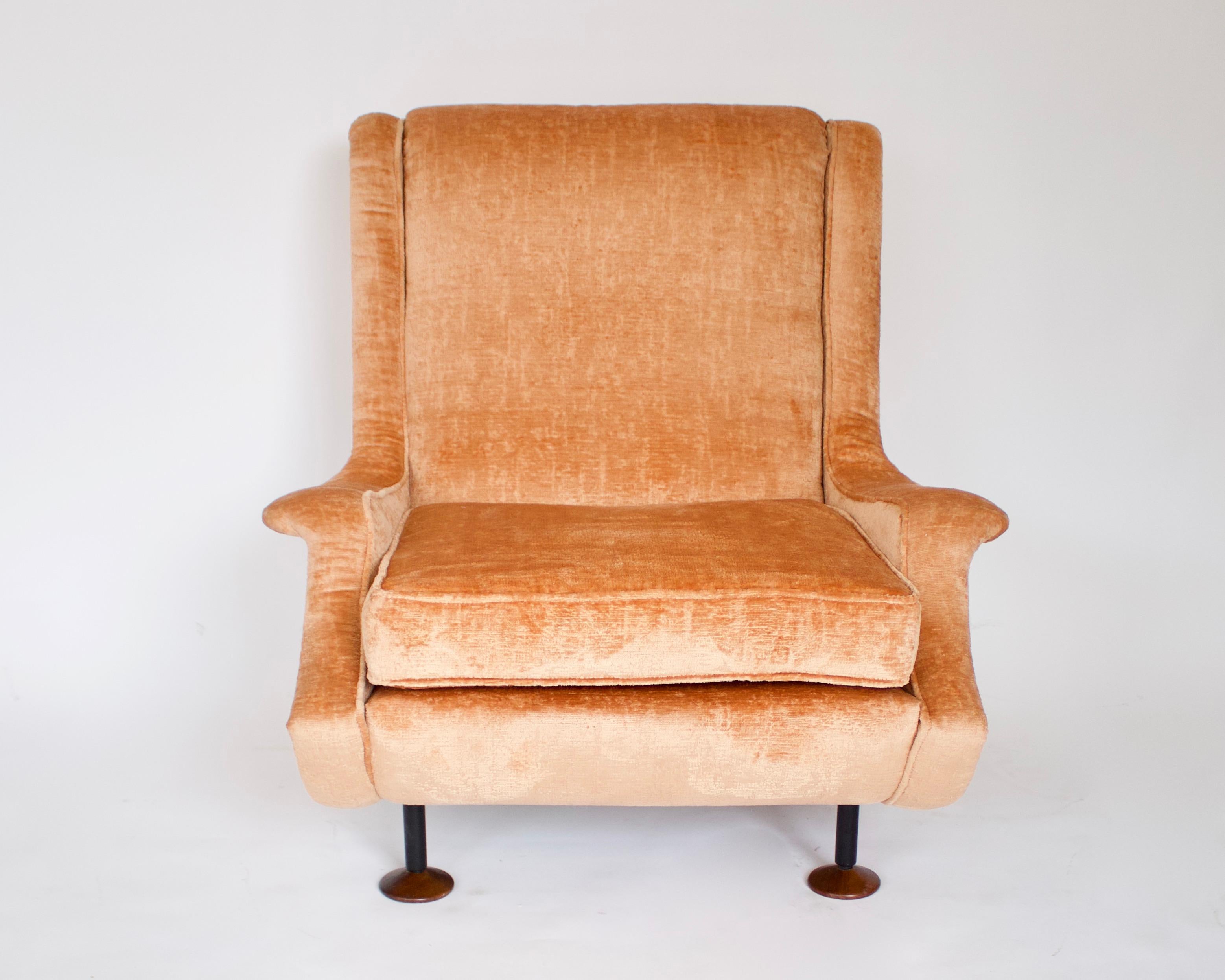 Marco Zanuso Regent lounge chair. Designed in 1960 by Marco Zanuso, the Regent is less well known than his classic 