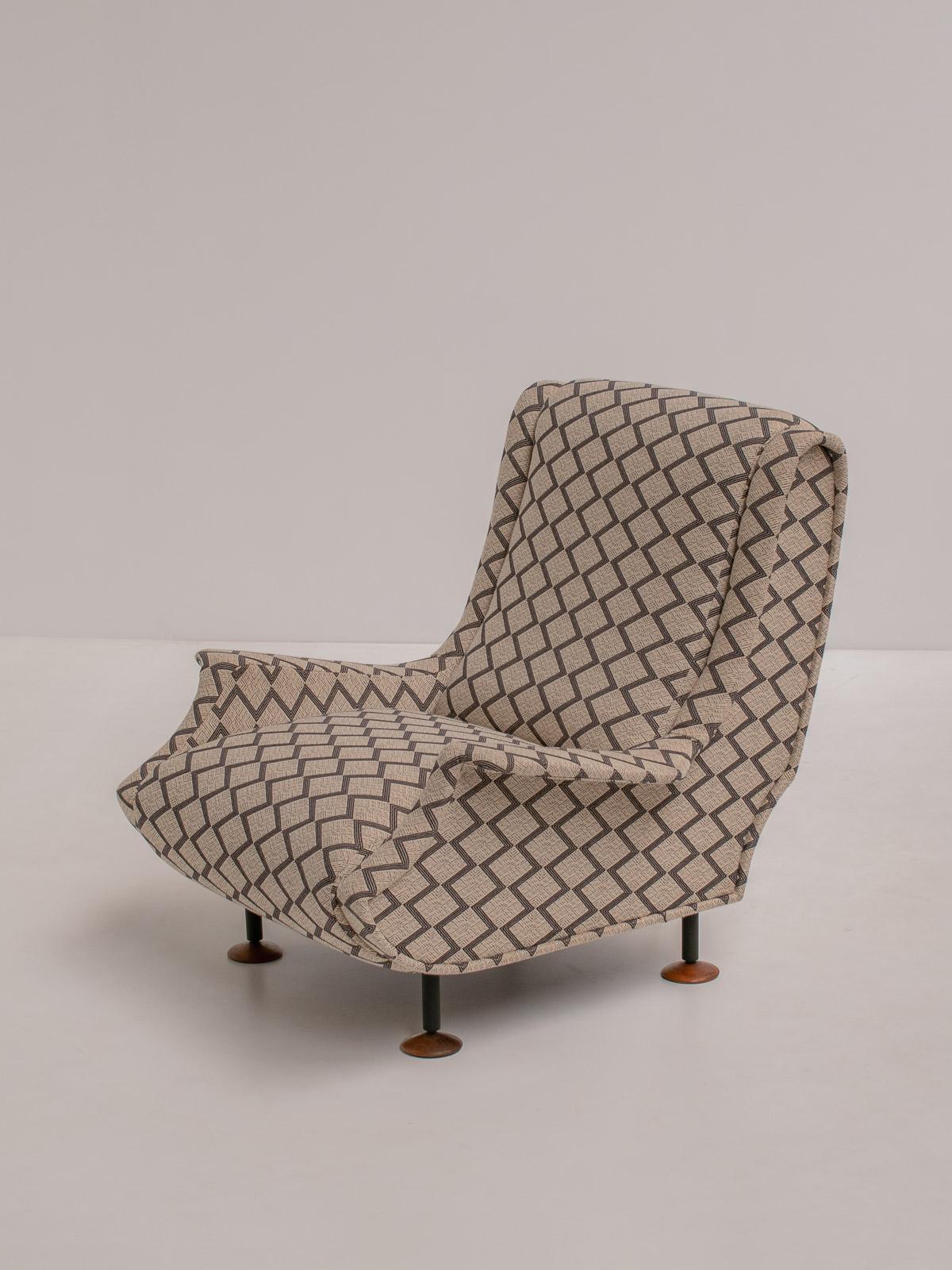 Marco Zanuso Regent Lounge Chair for Arflex, 1960s In Good Condition In Antwerp, BE