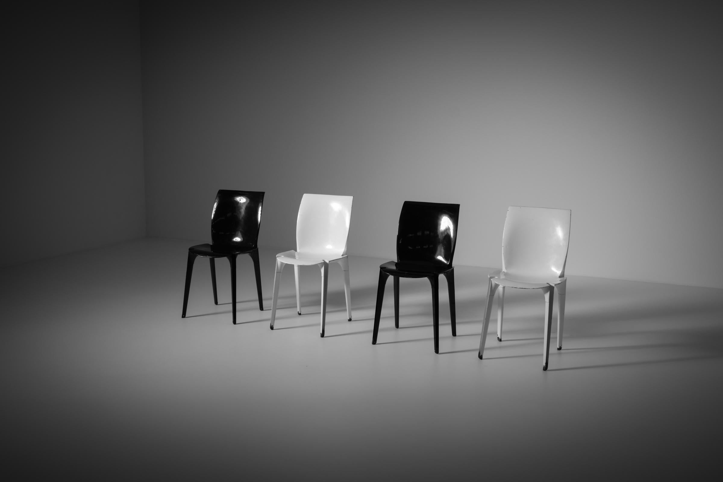 Marco Zanuso & Richard Sapper Metal ‘Lambda’ Chairs, Italy, 1959 For Sale 3