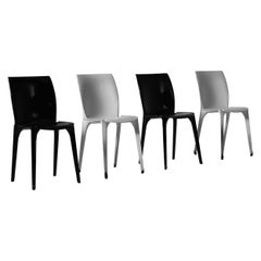 Chaises en métal agneau Marco Zanuso & Richard Sapper, Italie, 1959