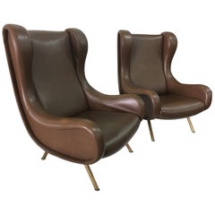 Marco Zanuso “Senior” Armchairs for Arflex