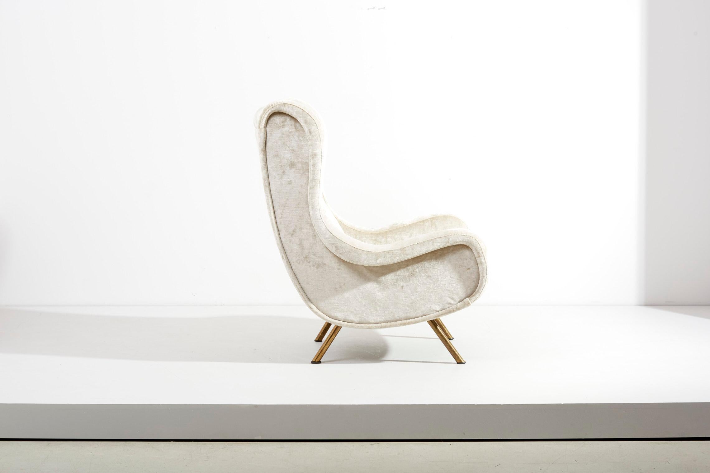 Mid-Century Modern Marco Zanuso Senior Chair pour Arflex, Italie, années 1950 en vente