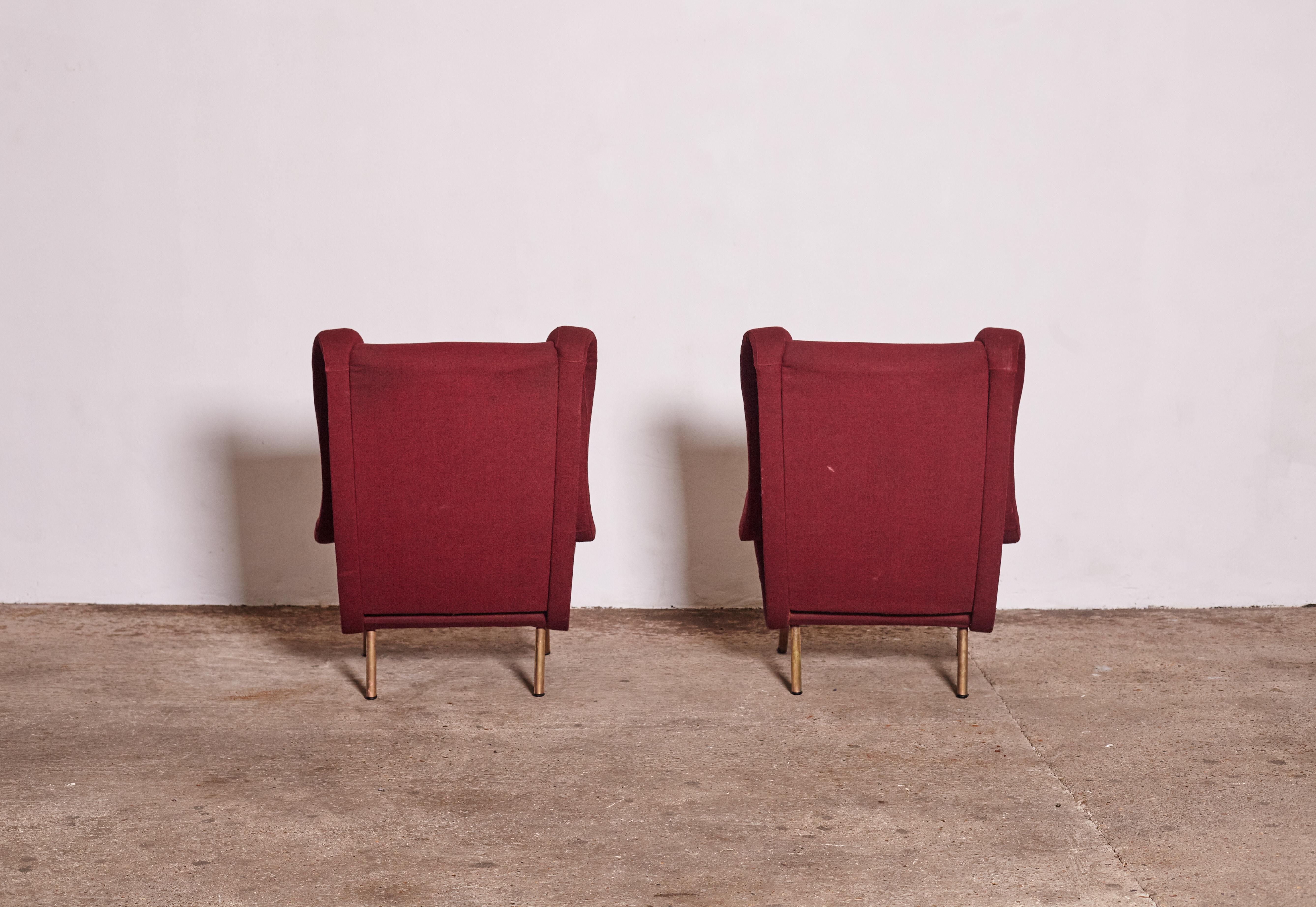 Italian Marco Zanuso Senior Chairs, Arflex, Italy, 1960s