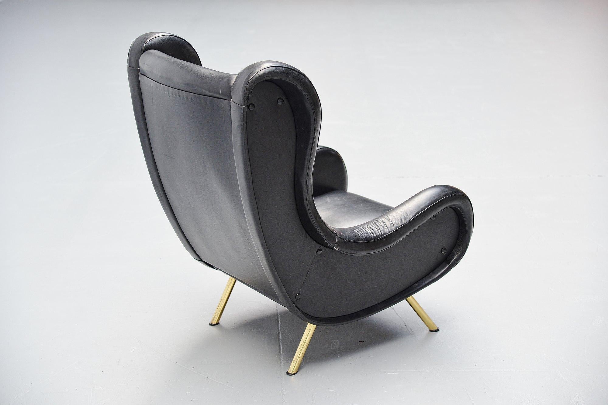 Mid-20th Century Marco Zanuso Senior Lounge Chairs Arflex, Italy, 1951 For Sale