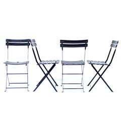 Marco Zanuso, set of 4 Celestina foldable chairs for Zanotta, 1978