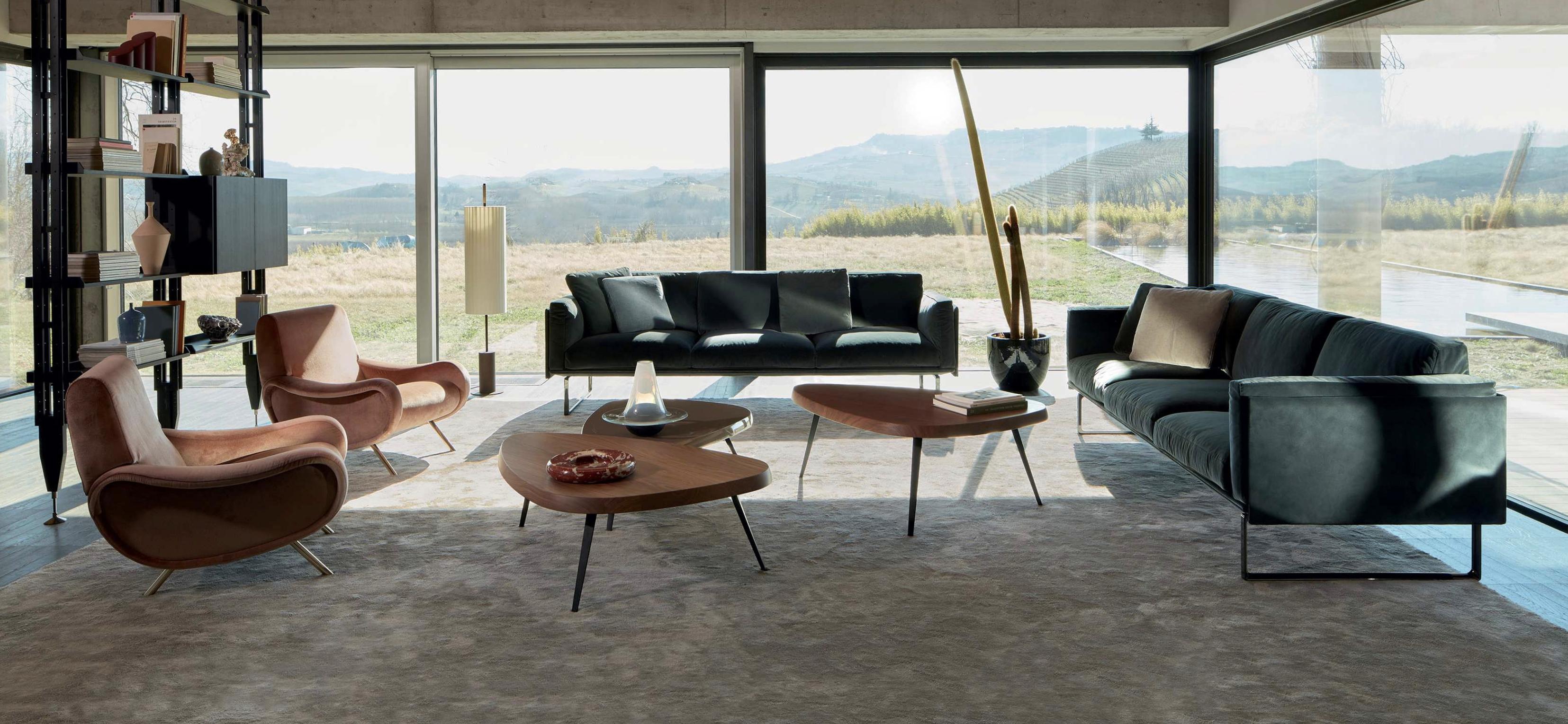 Marco Zanuso Set of Three Lady Armchair For Cassina For Sale 3