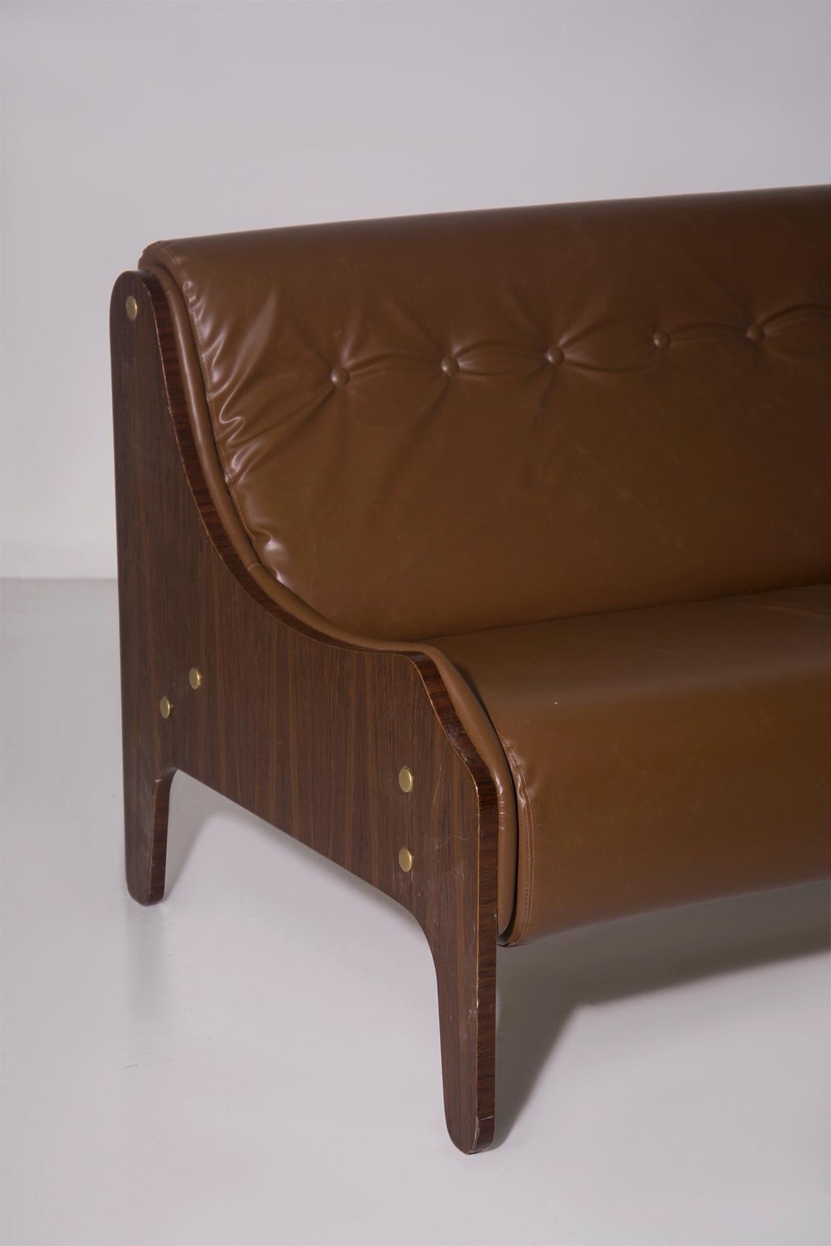 Mid-Century Modern Marco Zanuso Sofa for Arflex Mod. Milord For Sale