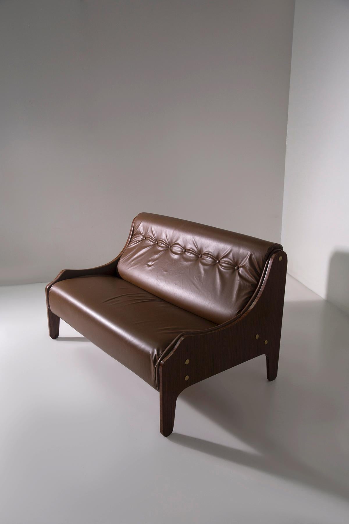 Italian Marco Zanuso Sofa for Arflex Mod. Milord For Sale
