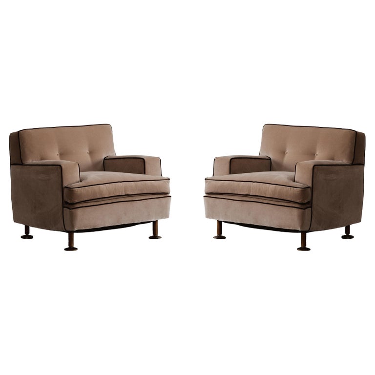 Marco Zanuso for Arflex Square Armchairs, 1962