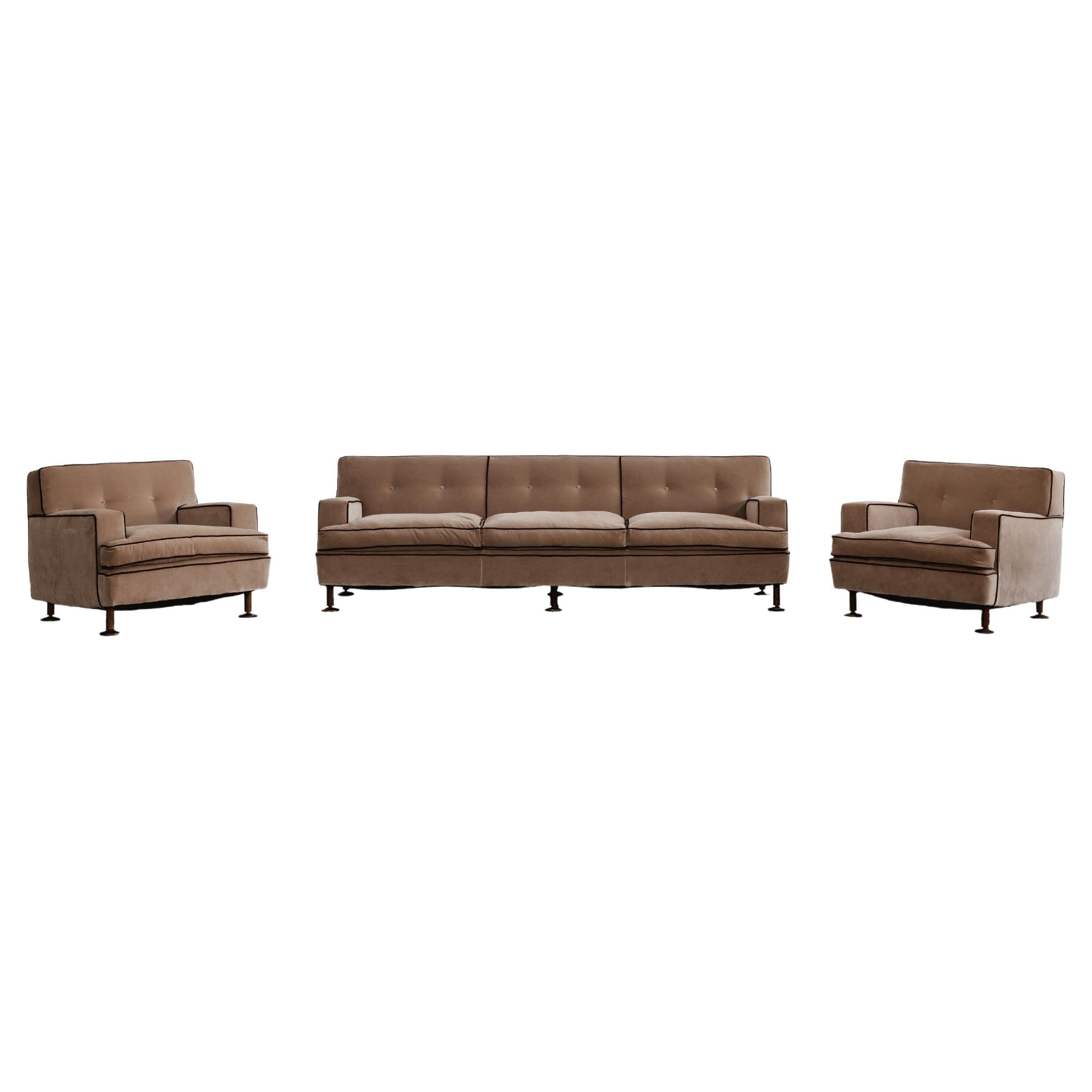 Marco Zanuso "Square" Living Room Set for Arflex, 1962