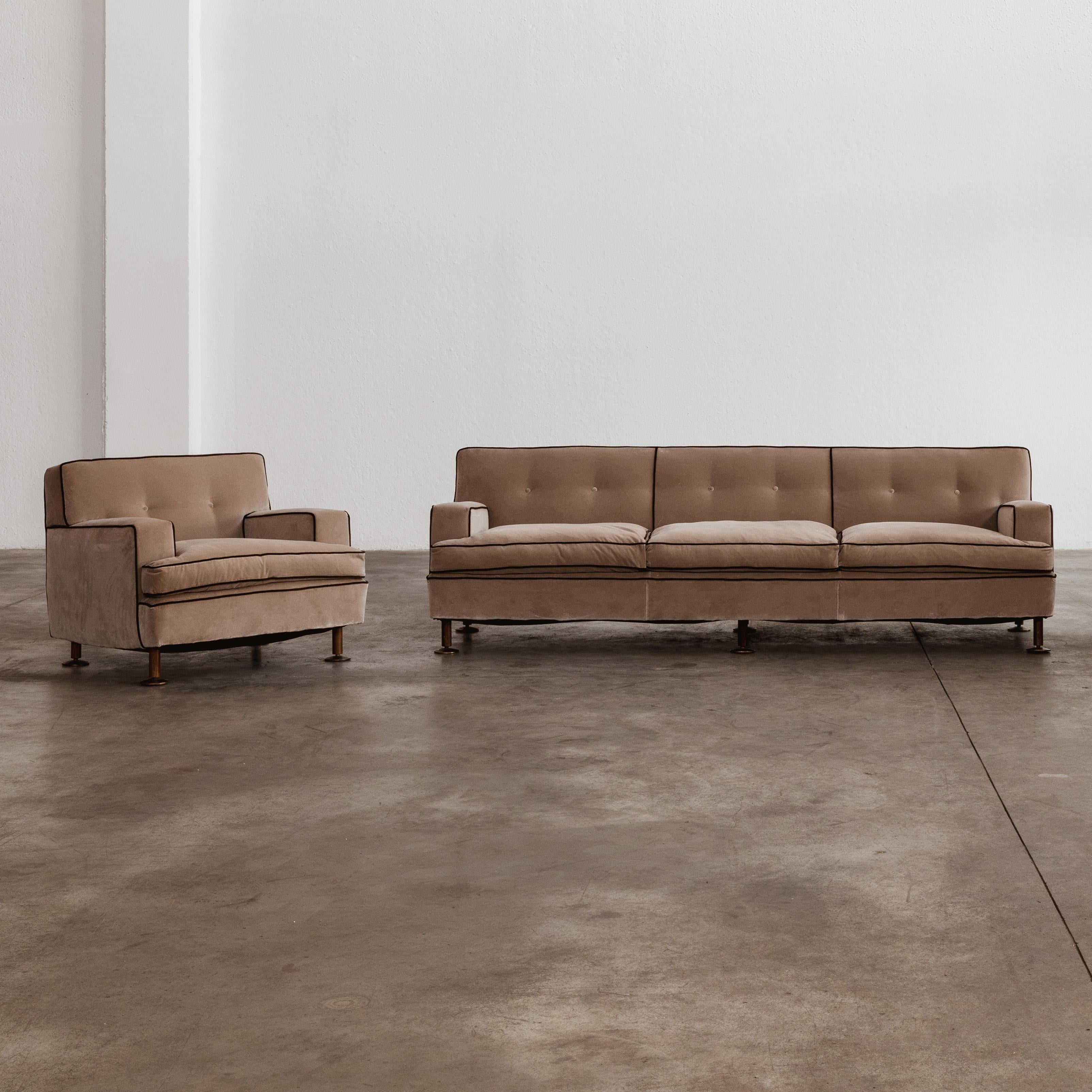 Marco Zanuso Wohnzimmergarnitur "Quadrat" für Arflex, 1962, 2er-Set im Angebot