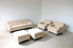 Conjunto de salón modelo "Square" de Marco Zanuso