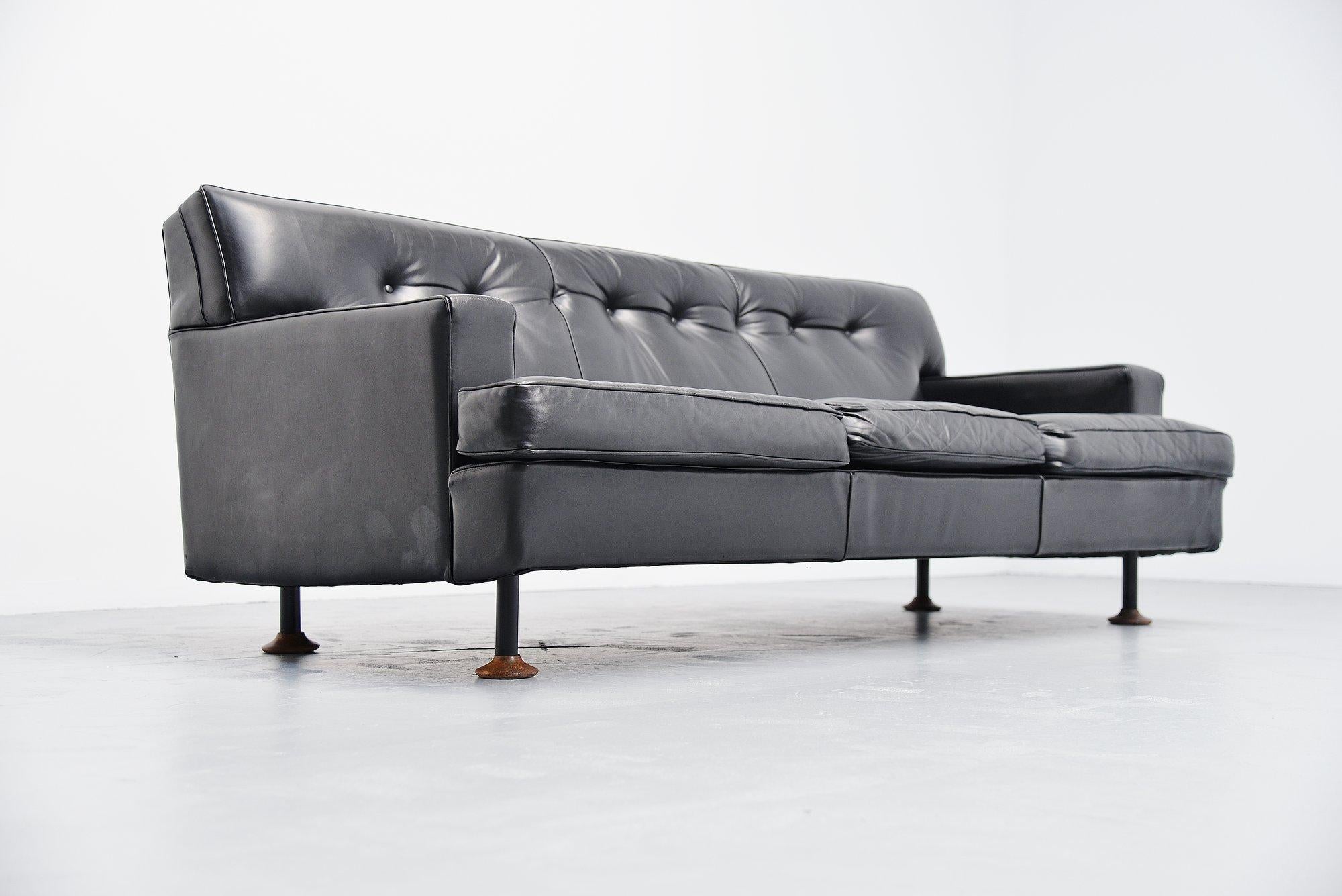 Metal Marco Zanuso Square Sofa Arflex Italy, 1962