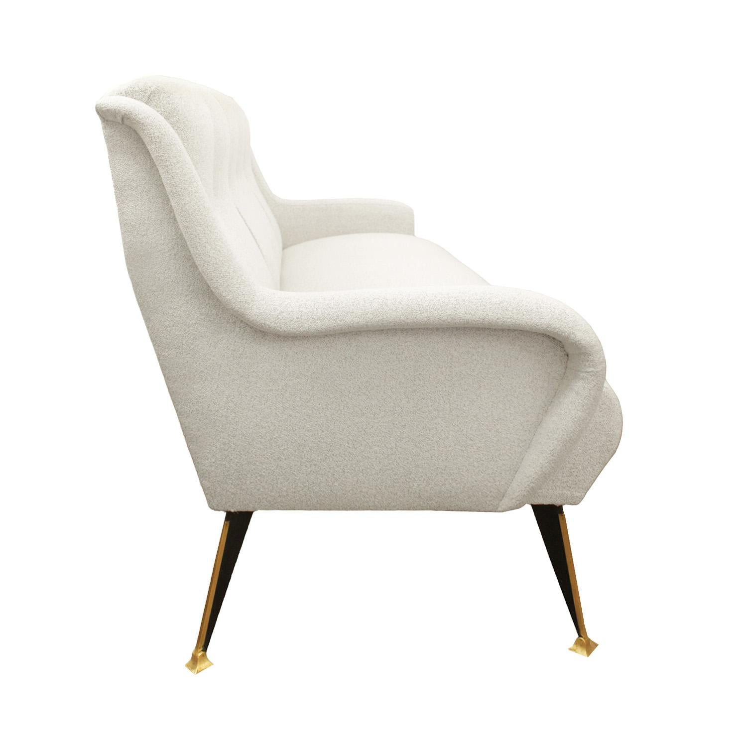 Mid-Century Modern Marco Zanuso Style Modern Sofa 1960s For Sale