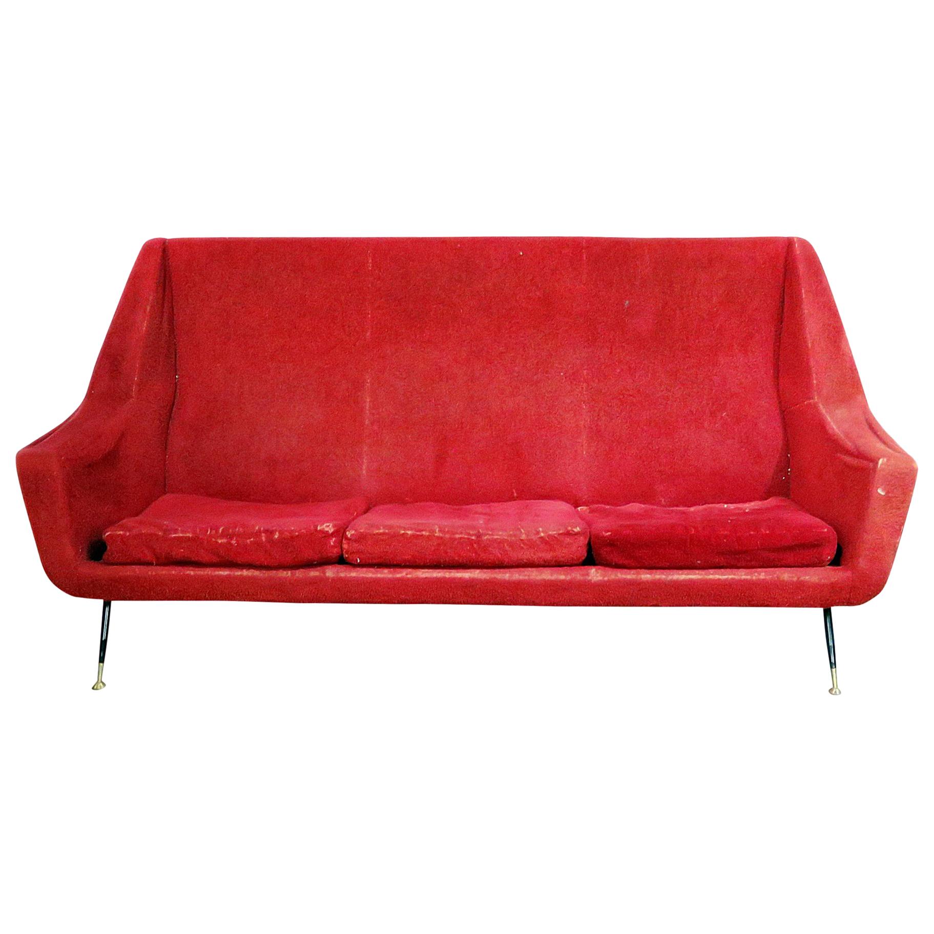Marco Zanuso Style Sofa