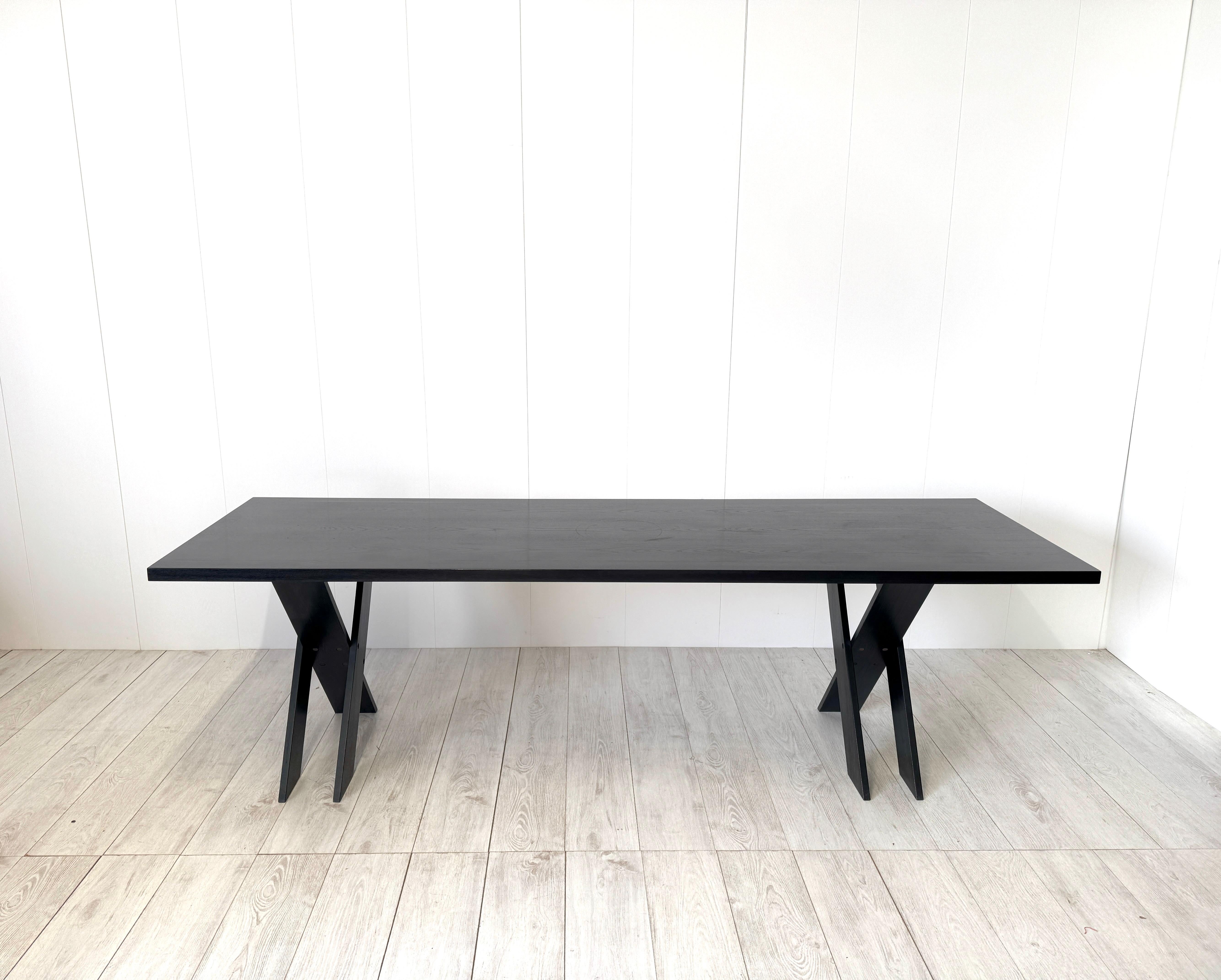 Legno Marco Zanuso, Tavolo mod. TL58, prod. Poggi, 1974 in vendita