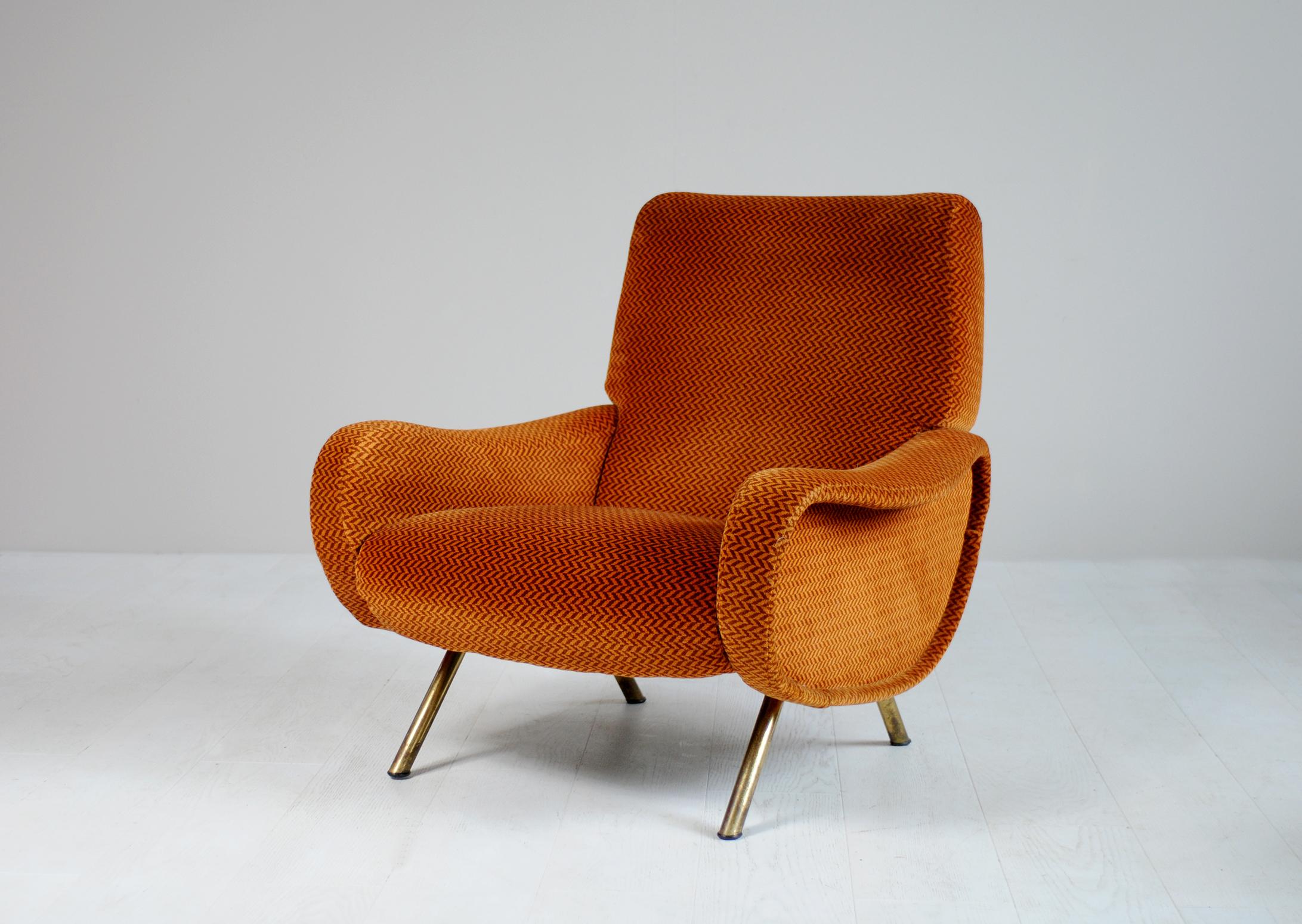 Mid-Century Modern Marco Zanuso, Triennale Sofa and Pair of Lady Armchairs Set, Italy, 1950