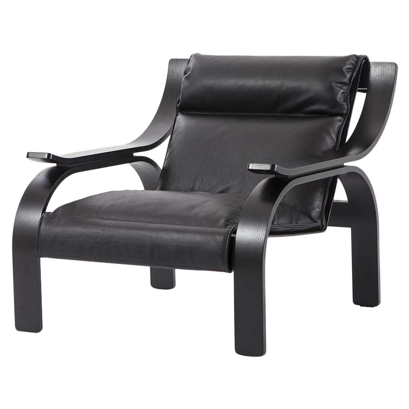 Contemporary Marco Zanuso Woodline Armchair by Cassina For Sale