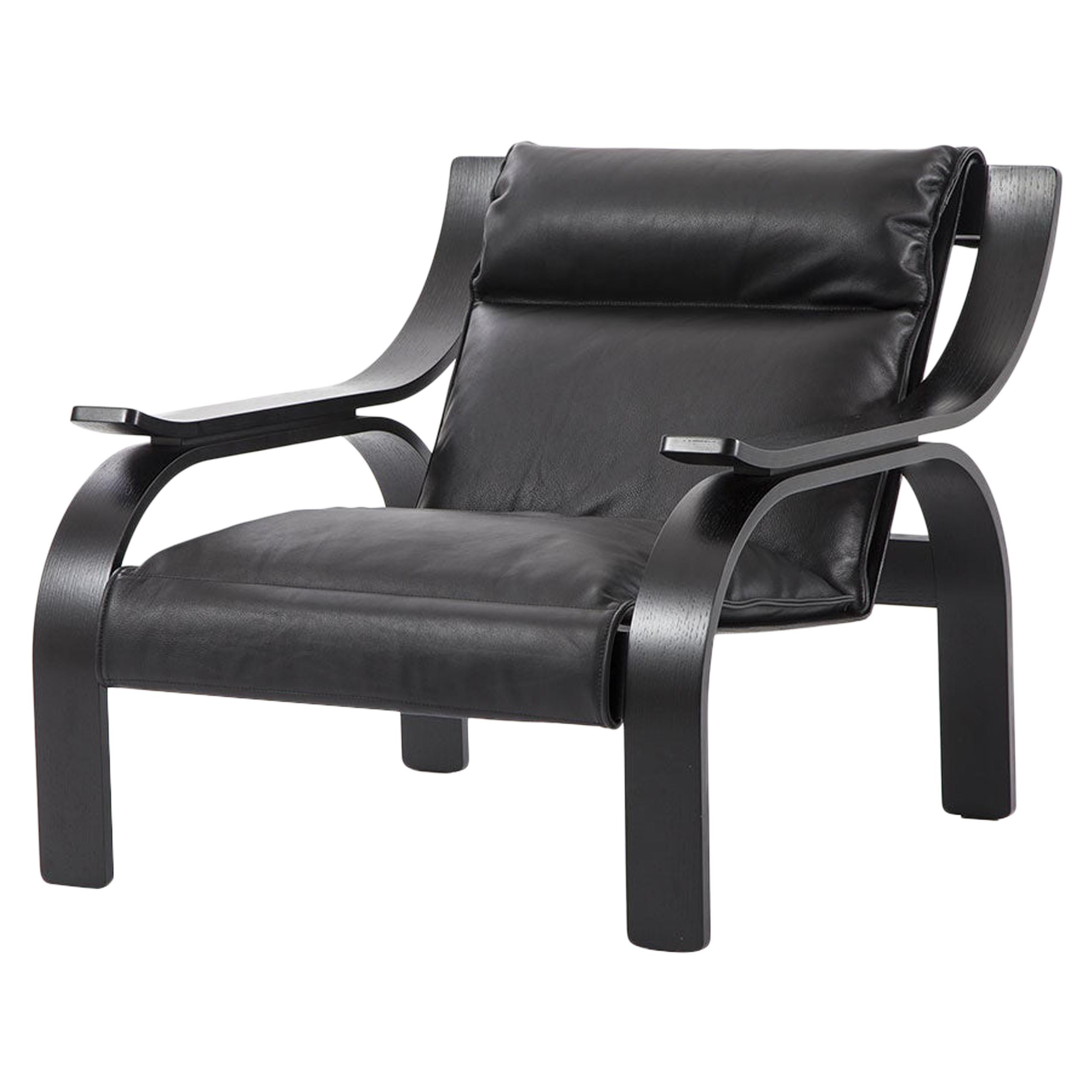 Marco Zanuso Woodline Armchair by Cassina For Sale