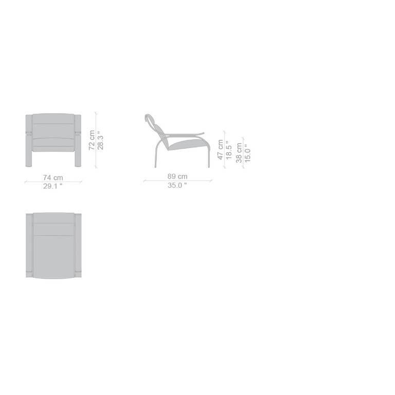 Marco Zanuso  Woodline Armchair For Cassina For Sale 7