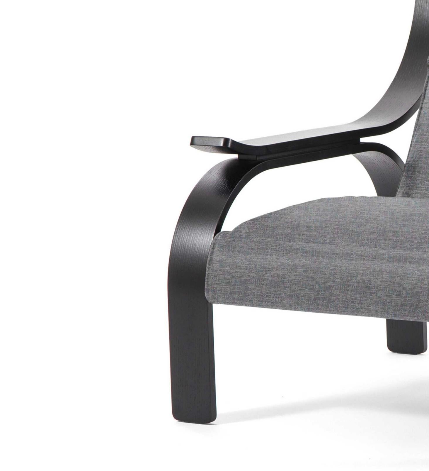 Marco Zanuso  Woodline Armchair For Cassina In New Condition For Sale In Barcelona, Barcelona