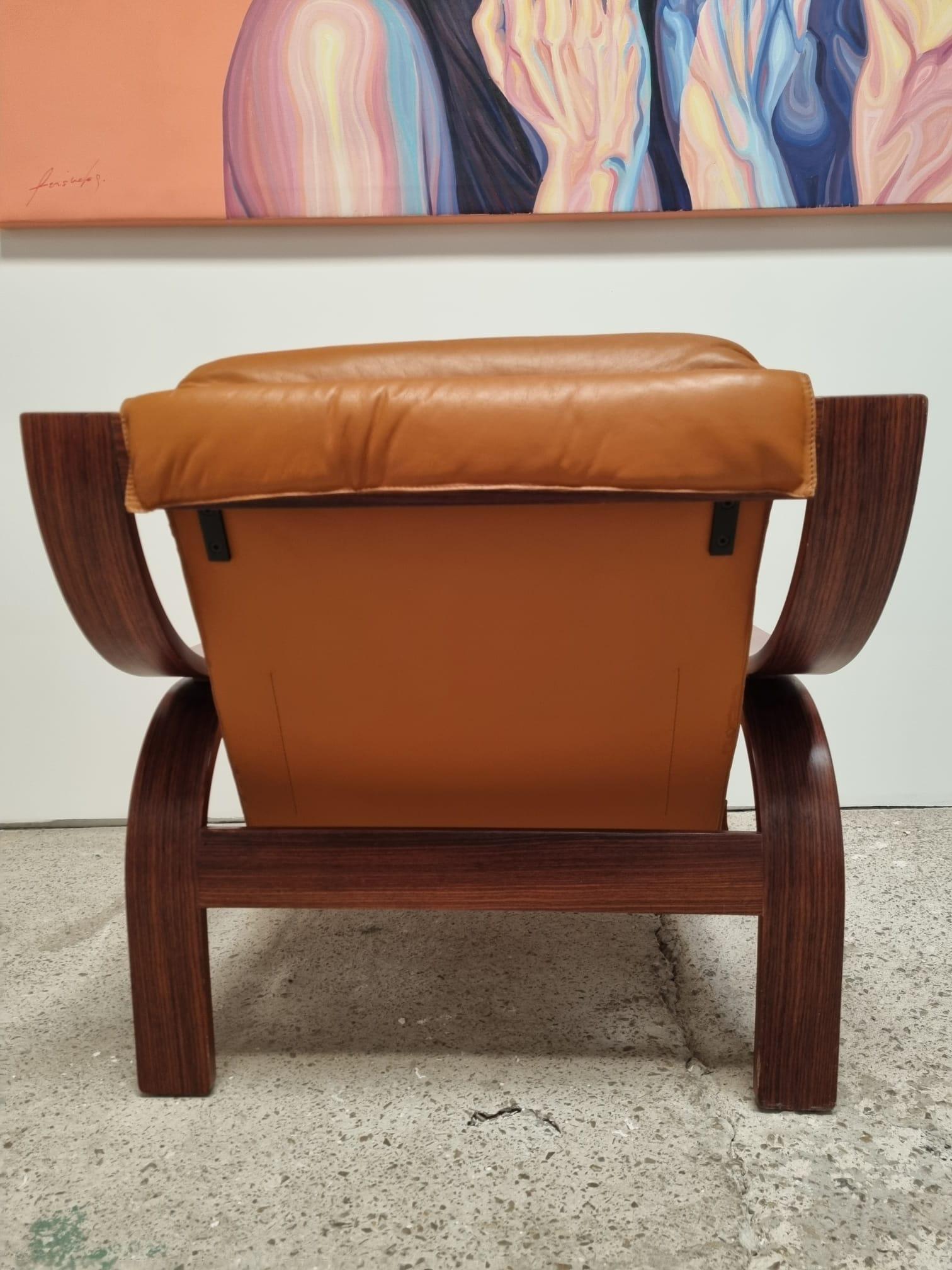 Loungesessel „Woodline“ von Marco Zanuso aus den 1960er Jahren für Artflex im Angebot 4