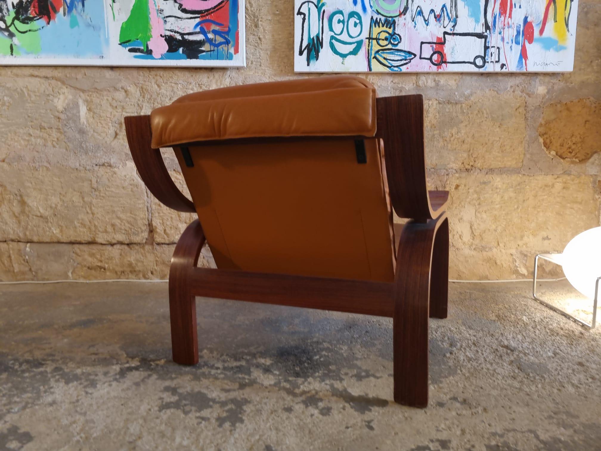 Loungesessel „Woodline“ von Marco Zanuso aus den 1960er Jahren für Artflex (20. Jahrhundert) im Angebot