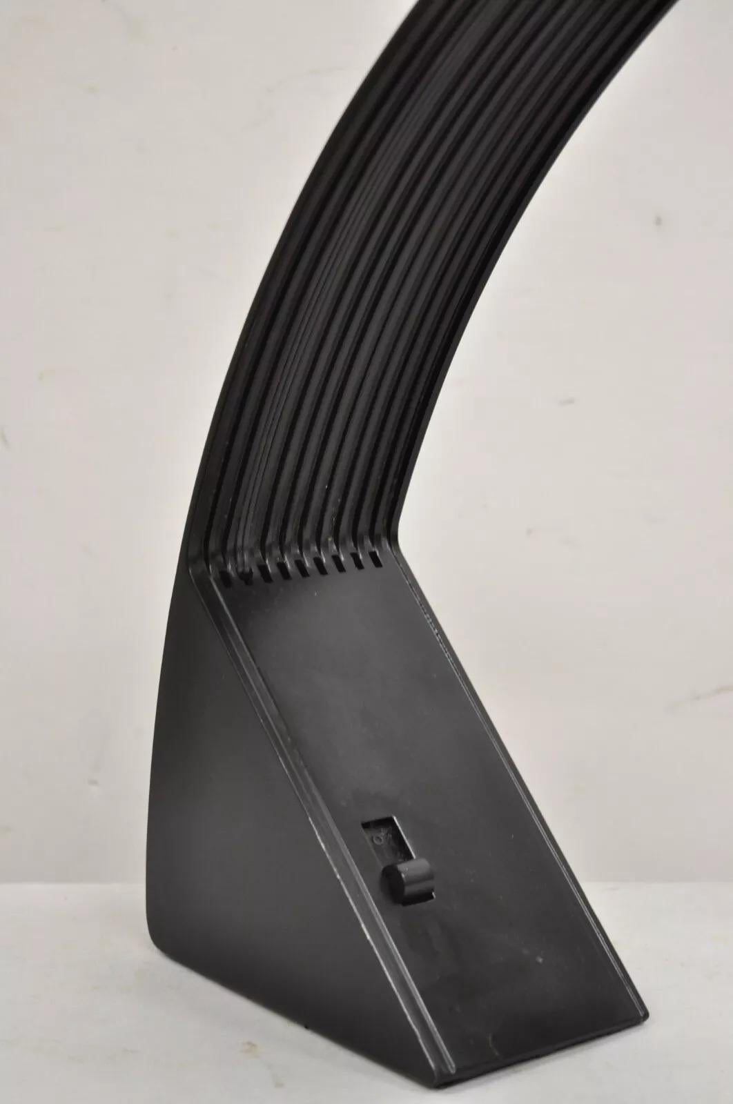 Unknown Marco Zotta Arcobaleno Black Desk Lamp for CIL Roma Italy 1970's Italian Modern For Sale