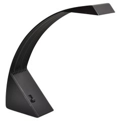 Marco Zotta Arcobaleno Lampe de bureau noire pour CIL Roma Italie 1970's Italian Modernity