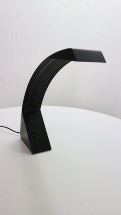 Marco Zotta "Arcobaleno" Table Black Lamp for Cil Roma, 1970's, Italy