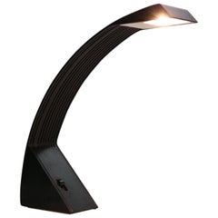 Lampe de bureau noire "Arcobaleno" de Marco Zotta pour Cil Roma, années 1970, Italie