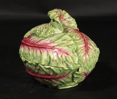 Marcolini Meissen Porcelain Red Cabbage Tureen and Cover