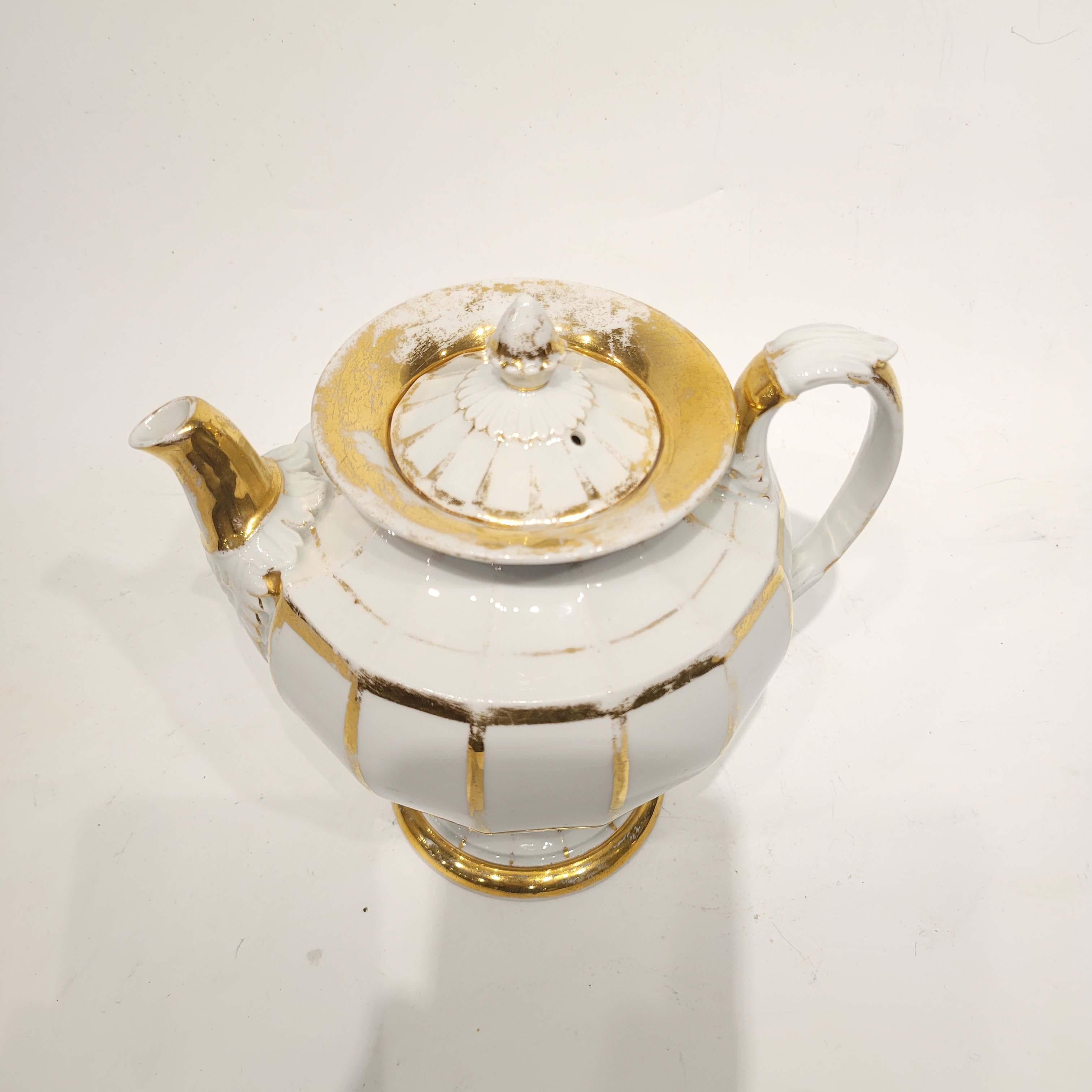 Empire Marcolini Period Meissen Porcelain Coffee Pot, circa 1810