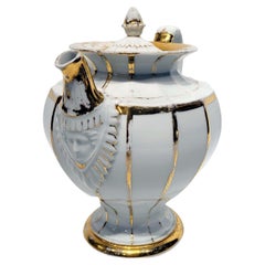 Antique Marcolini Period Meissen Porcelain Coffee Pot, circa 1810