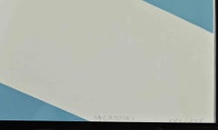 Composición abstracta -  Litografía de M. Gandini - 1970 ca.